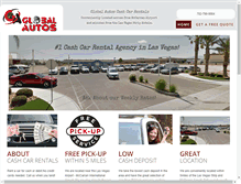 Tablet Screenshot of globalautoscarrentals.com